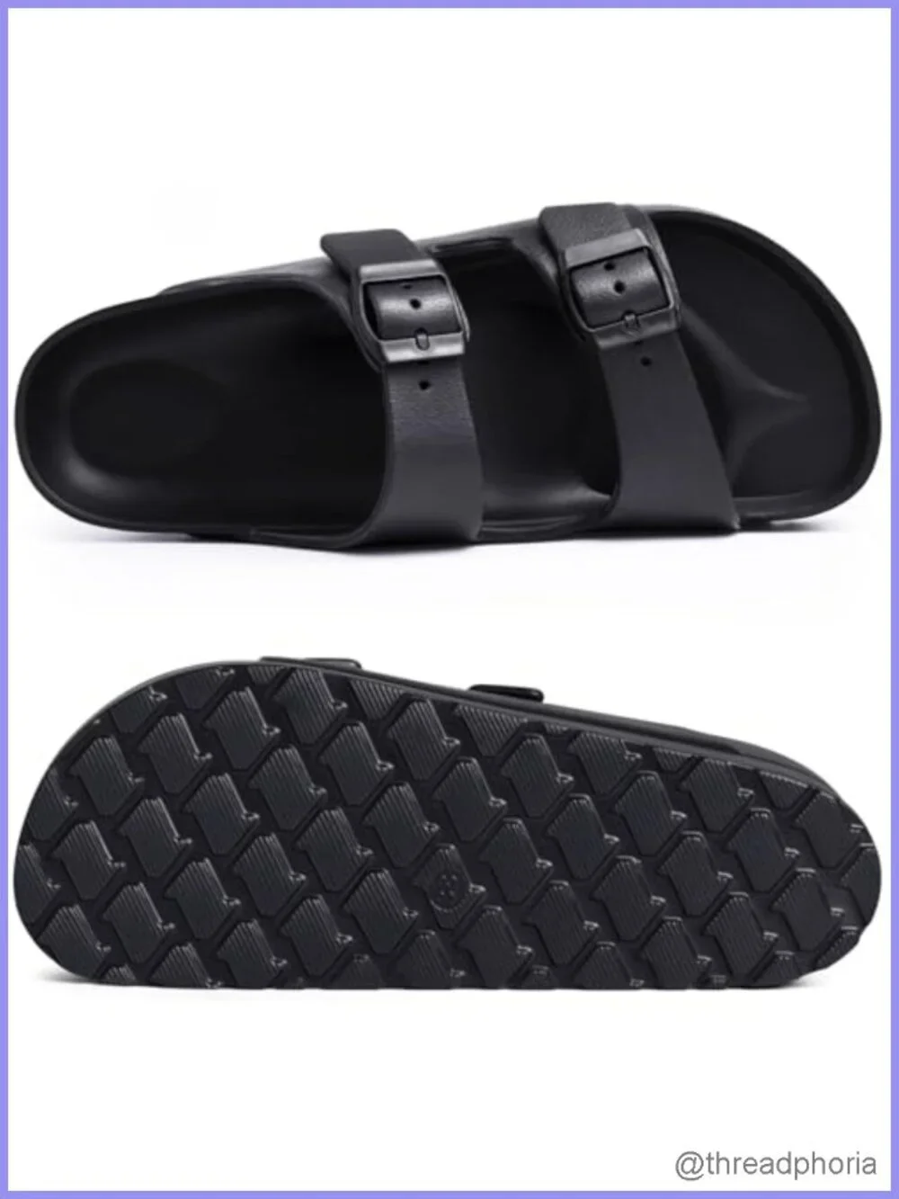 Arch Support Platform Slide Sandals Adjustable Comfort Walking